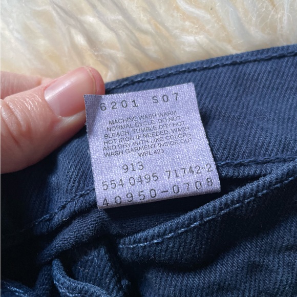 90s NOS Levi’s 550s garment dyed relaxed fit 1995 orange tab deadstock - Picture 8 of 8